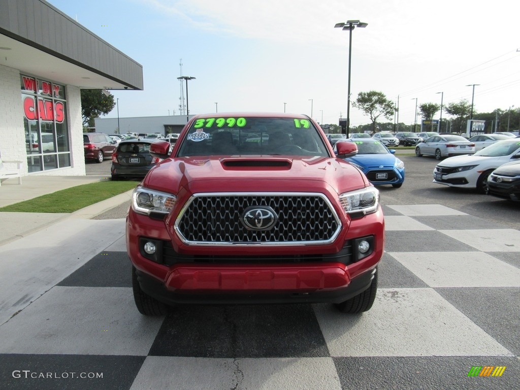 2019 Tacoma TRD Sport Double Cab 4x4 - Barcelona Red Metallic / TRD Graphite photo #2