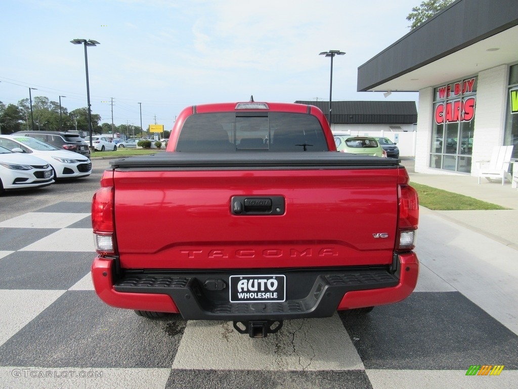 2019 Tacoma TRD Sport Double Cab 4x4 - Barcelona Red Metallic / TRD Graphite photo #4
