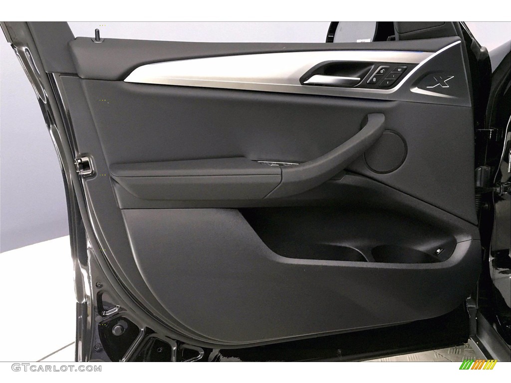 2021 BMW X3 xDrive30e Black Door Panel Photo #139828860