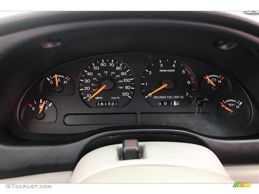 1998 Ford Mustang V6 Coupe Gauges Photos
