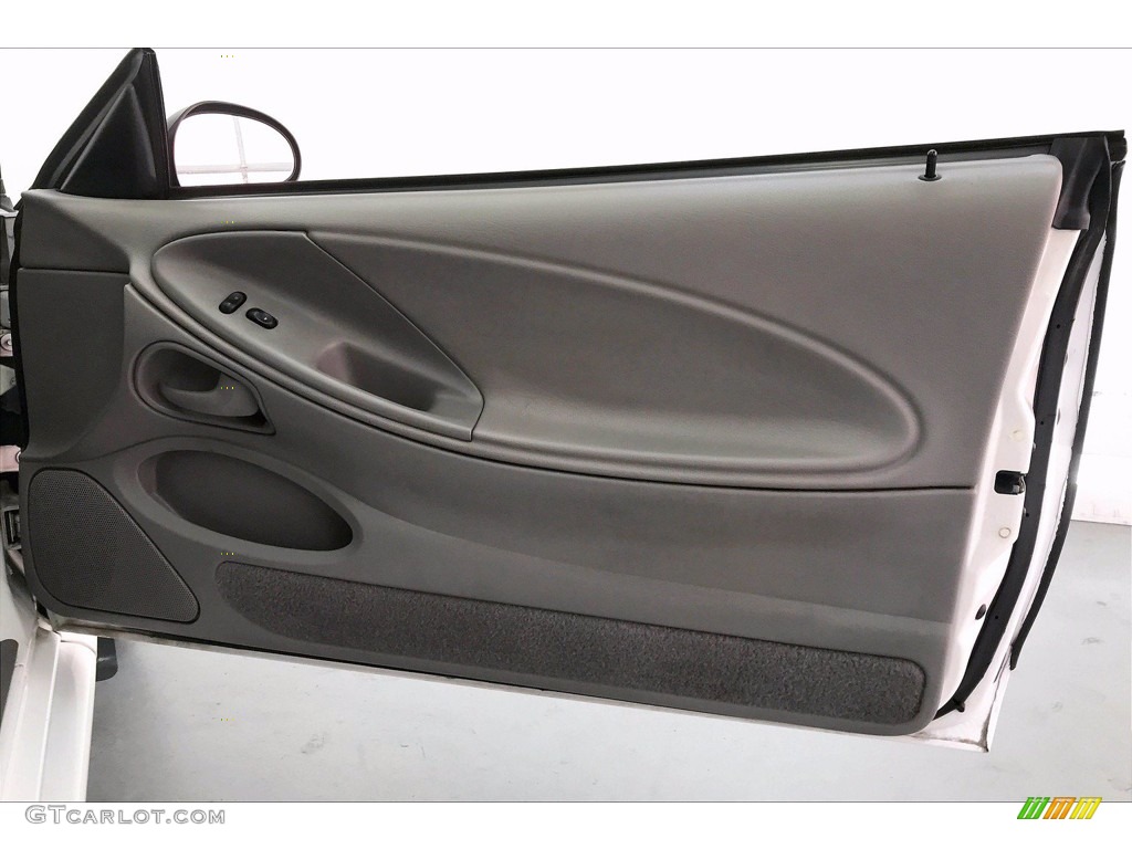 1998 Ford Mustang V6 Coupe Medium Graphite Door Panel Photo #139828923