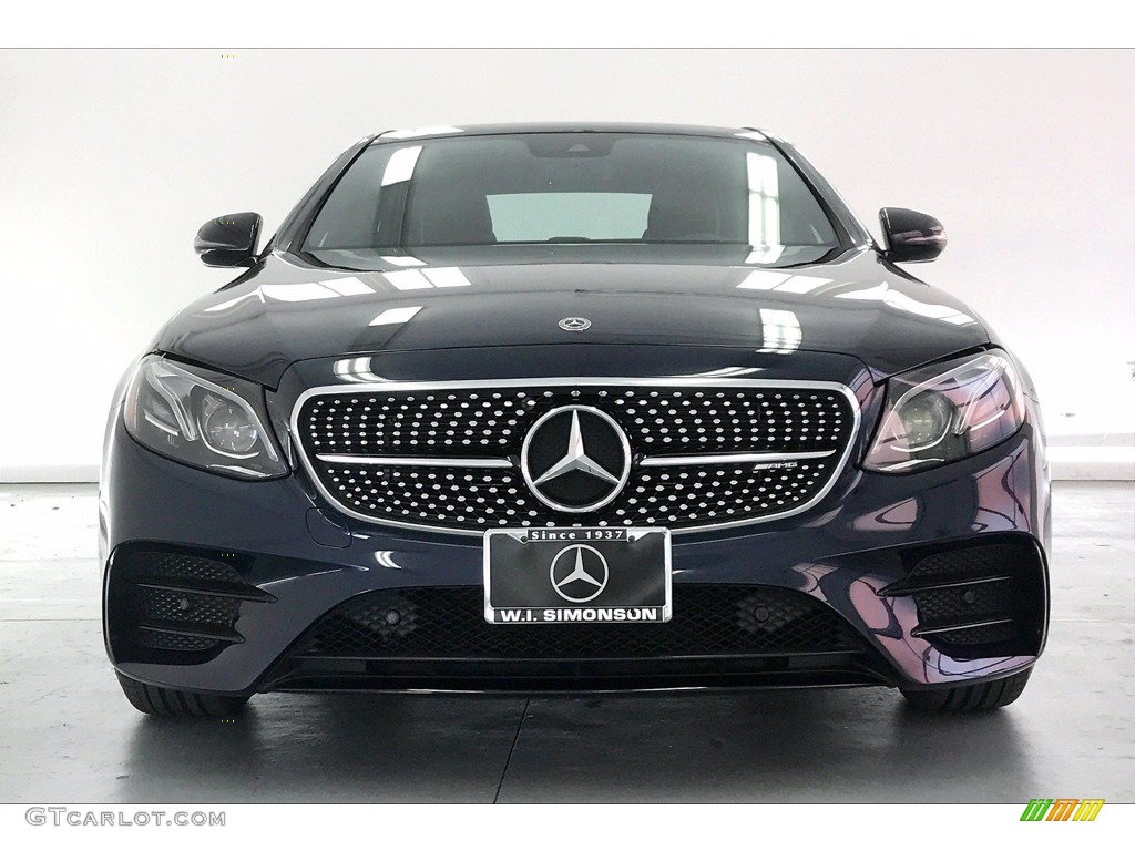2018 E 43 AMG 4Matic Sedan - Lunar Blue Metallic / Nut Brown/Black photo #2