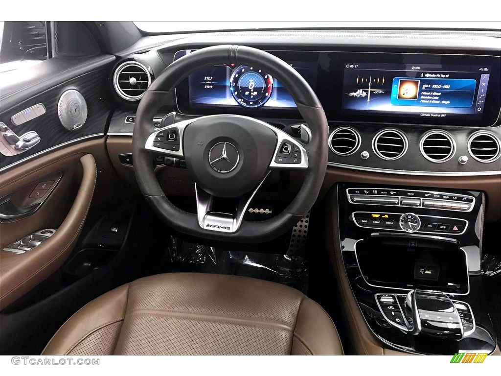 2018 E 43 AMG 4Matic Sedan - Lunar Blue Metallic / Nut Brown/Black photo #4