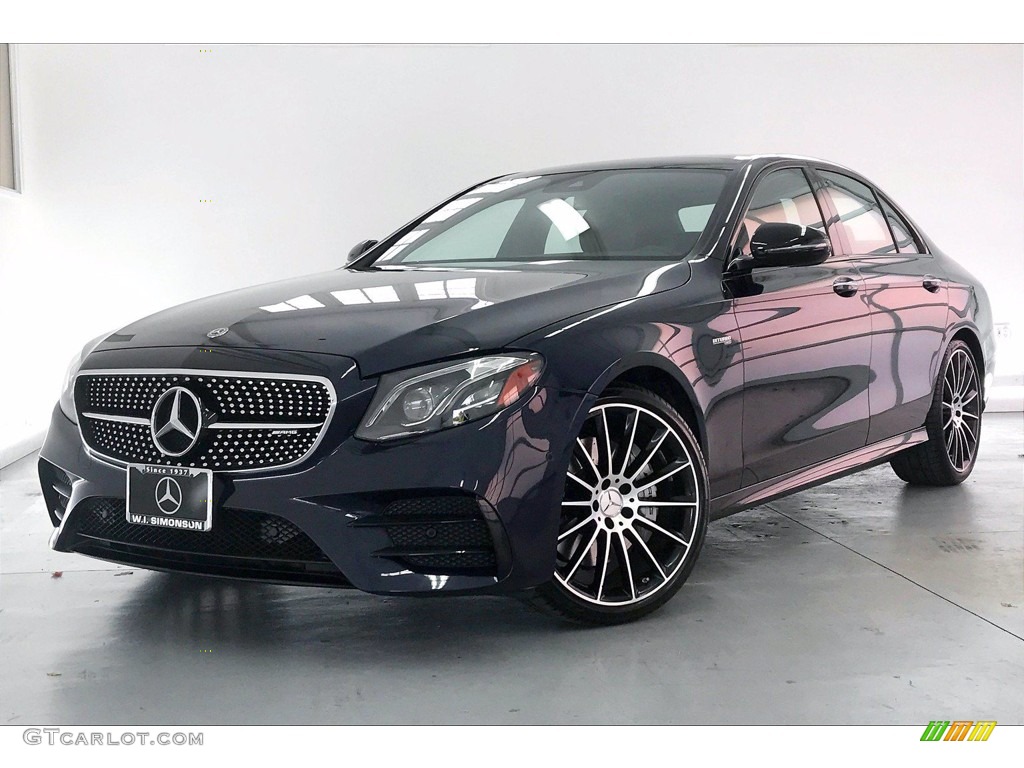 2018 E 43 AMG 4Matic Sedan - Lunar Blue Metallic / Nut Brown/Black photo #12