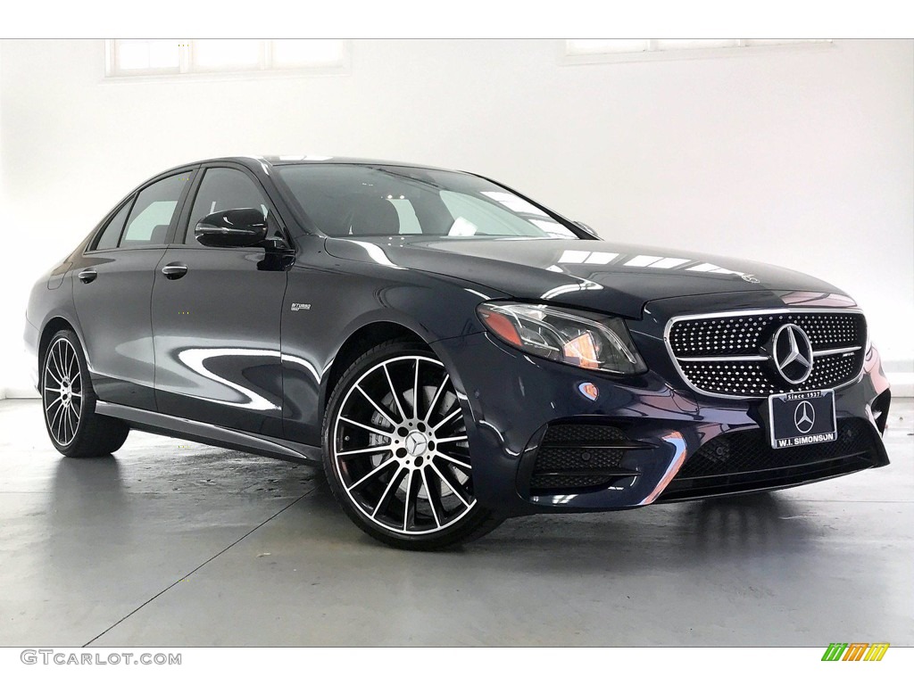 2018 E 43 AMG 4Matic Sedan - Lunar Blue Metallic / Nut Brown/Black photo #34