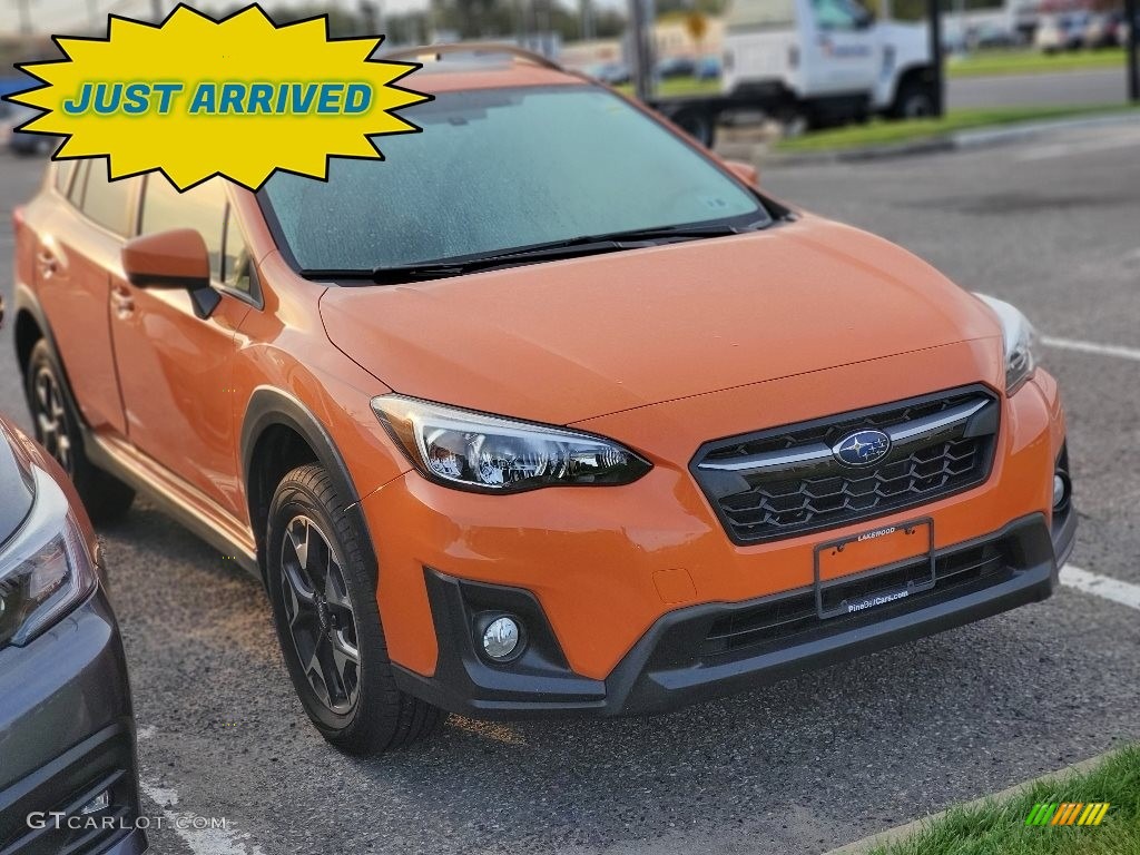 2020 Crosstrek 2.0 Premium - Sunshine Orange / Black photo #1