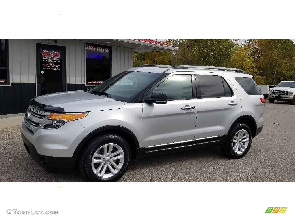 2015 Explorer XLT 4WD - Ingot Silver / Charcoal Black photo #1