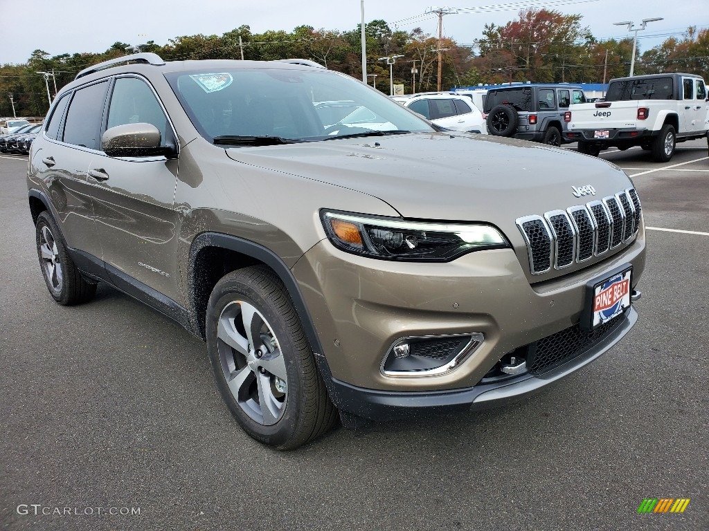 Light Brownstone Pearl 2021 Jeep Cherokee Limited 4x4 Exterior Photo #139830510