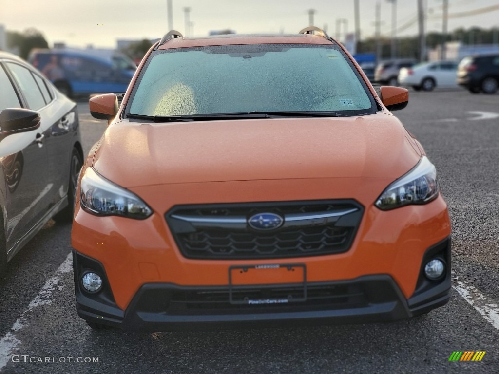 2020 Crosstrek 2.0 Premium - Sunshine Orange / Black photo #2