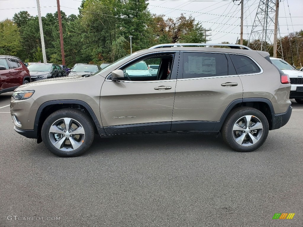 Light Brownstone Pearl 2021 Jeep Cherokee Limited 4x4 Exterior Photo #139830576