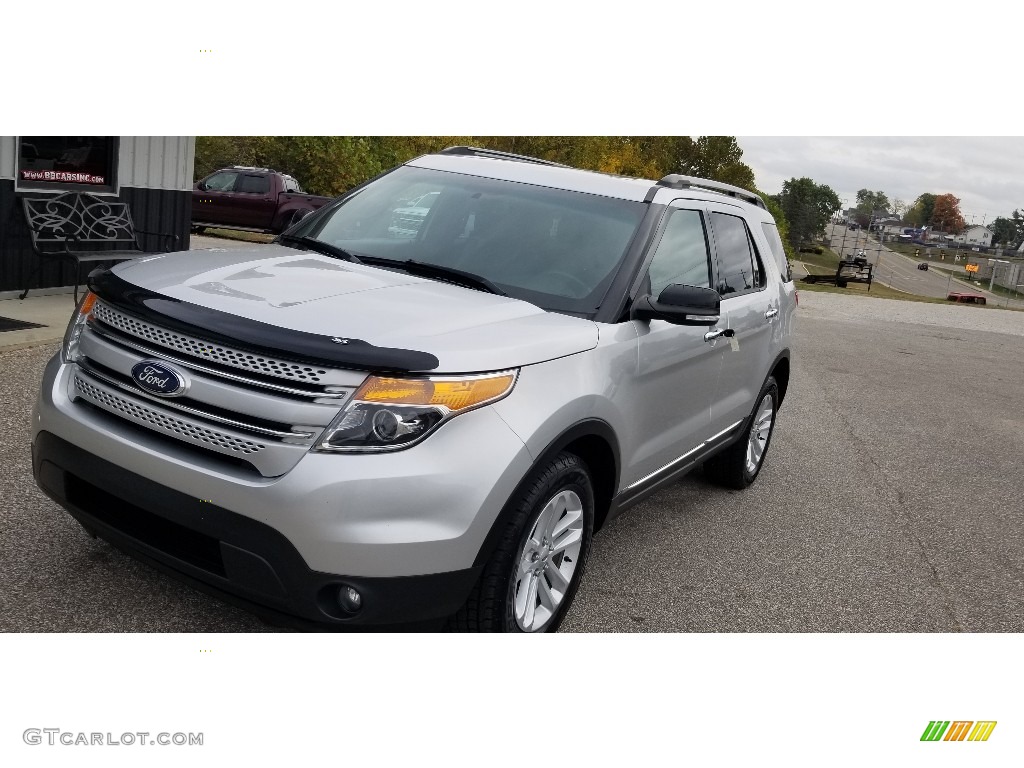 2015 Explorer XLT 4WD - Ingot Silver / Charcoal Black photo #10