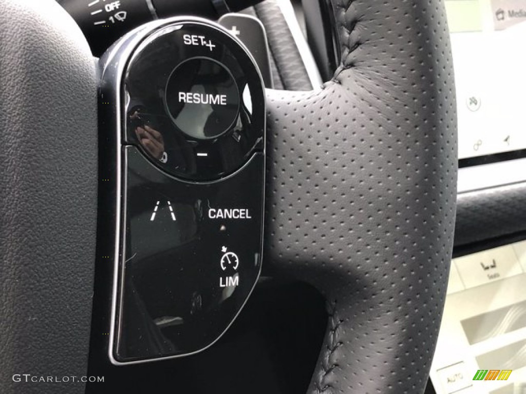 2020 Land Rover Range Rover Velar S Ebony/Ebony Steering Wheel Photo #139830777
