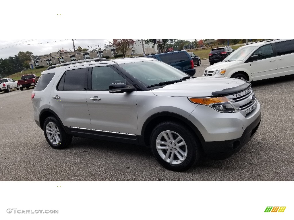 2015 Explorer XLT 4WD - Ingot Silver / Charcoal Black photo #36