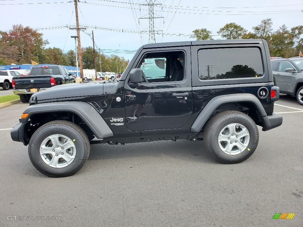 Black 2021 Jeep Wrangler Sport 4x4 Exterior Photo #139831510