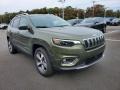 Olive Green Pearl 2021 Jeep Cherokee Limited 4x4 Exterior
