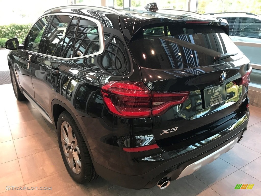 2021 X3 xDrive30i - Black Sapphire Metallic / Canberra Beige/Black photo #2