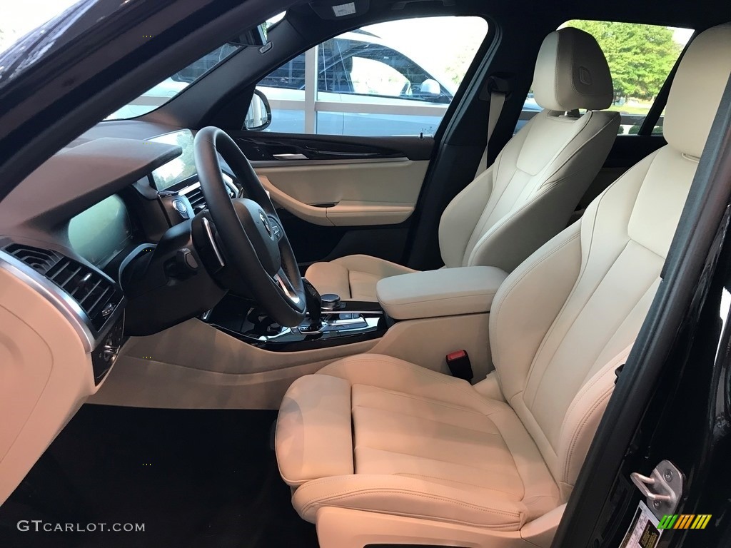2021 X3 xDrive30i - Black Sapphire Metallic / Canberra Beige/Black photo #3