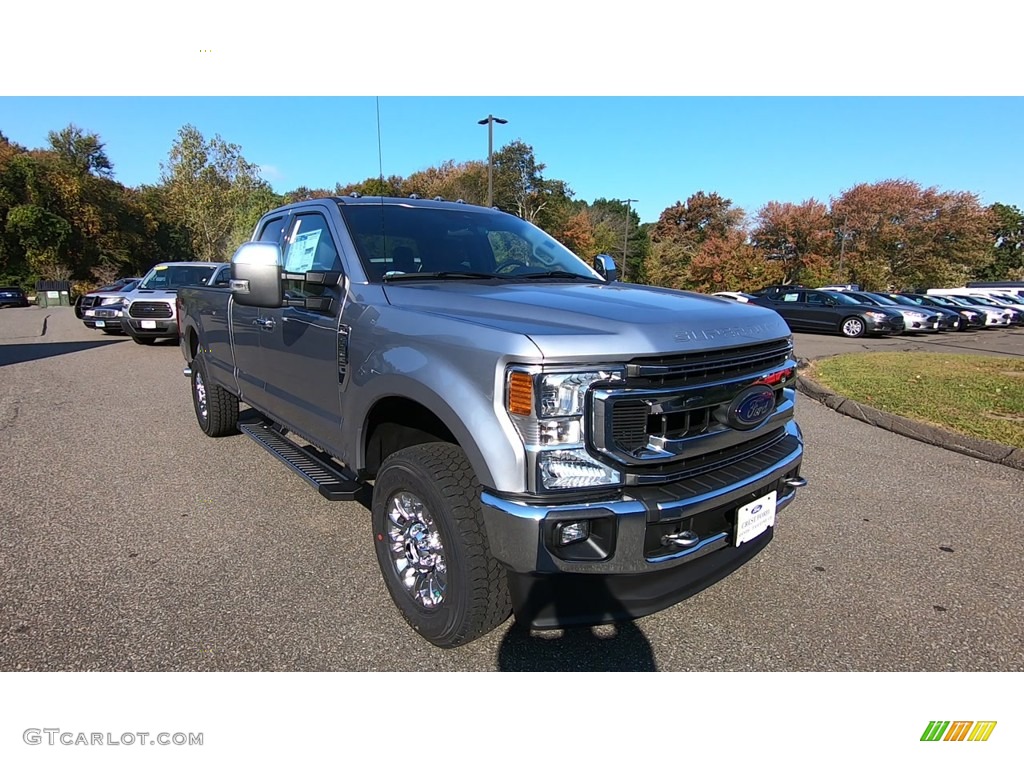 2020 Iconic Silver Ford F250 Super Duty XLT Crew Cab 4x4 139830492