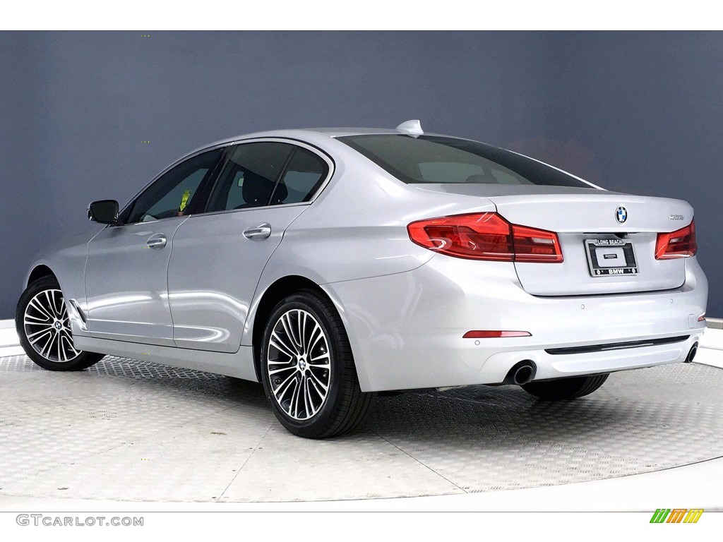 2017 5 Series 530i Sedan - Glacier Silver Metallic / Black photo #10