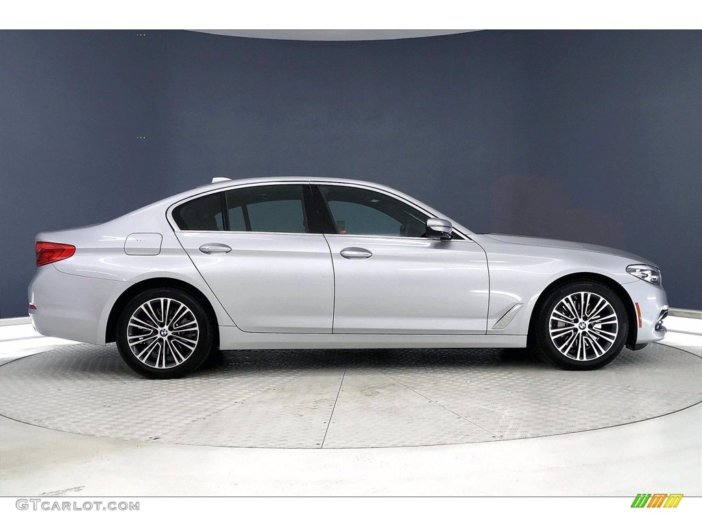 2017 5 Series 530i Sedan - Glacier Silver Metallic / Black photo #14