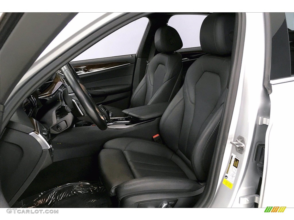 2017 5 Series 530i Sedan - Glacier Silver Metallic / Black photo #28