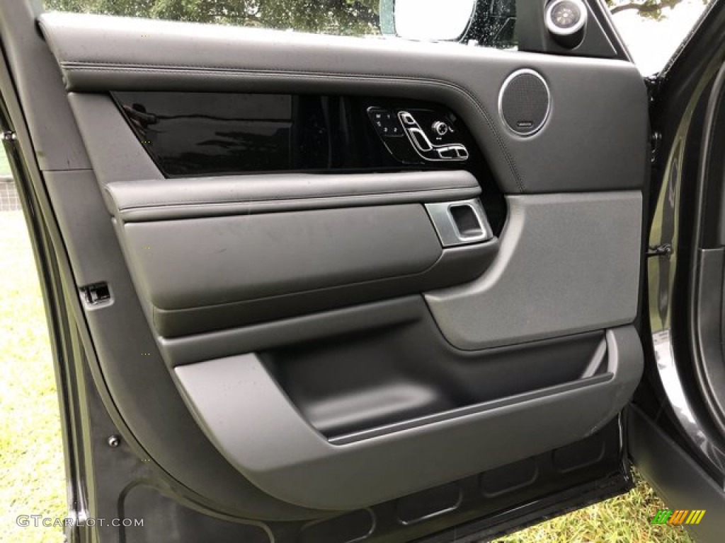 2021 Land Rover Range Rover Westminster Ebony Door Panel Photo #139833666