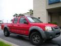 2002 Aztec Red Nissan Frontier XE Crew Cab  photo #4