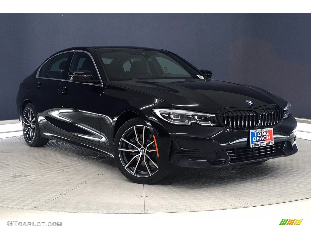 Jet Black 2021 BMW 3 Series 330e Sedan Exterior Photo #139835245
