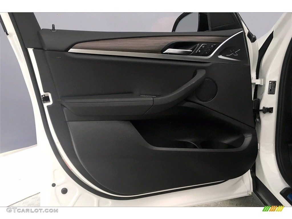 2021 BMW X3 sDrive30i Black Door Panel Photo #139835520