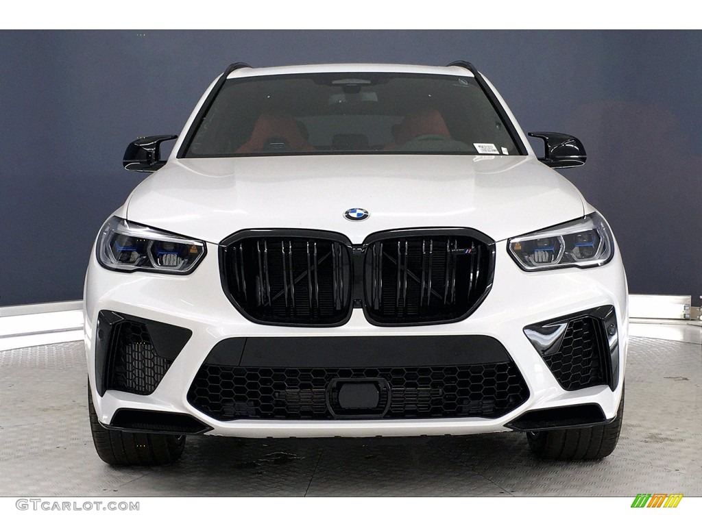 Mineral White Metallic 2021 BMW X5 M Standard X5 M Model Exterior Photo #139835697