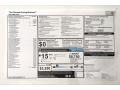 2021 BMW X5 M Standard X5 M Model Window Sticker
