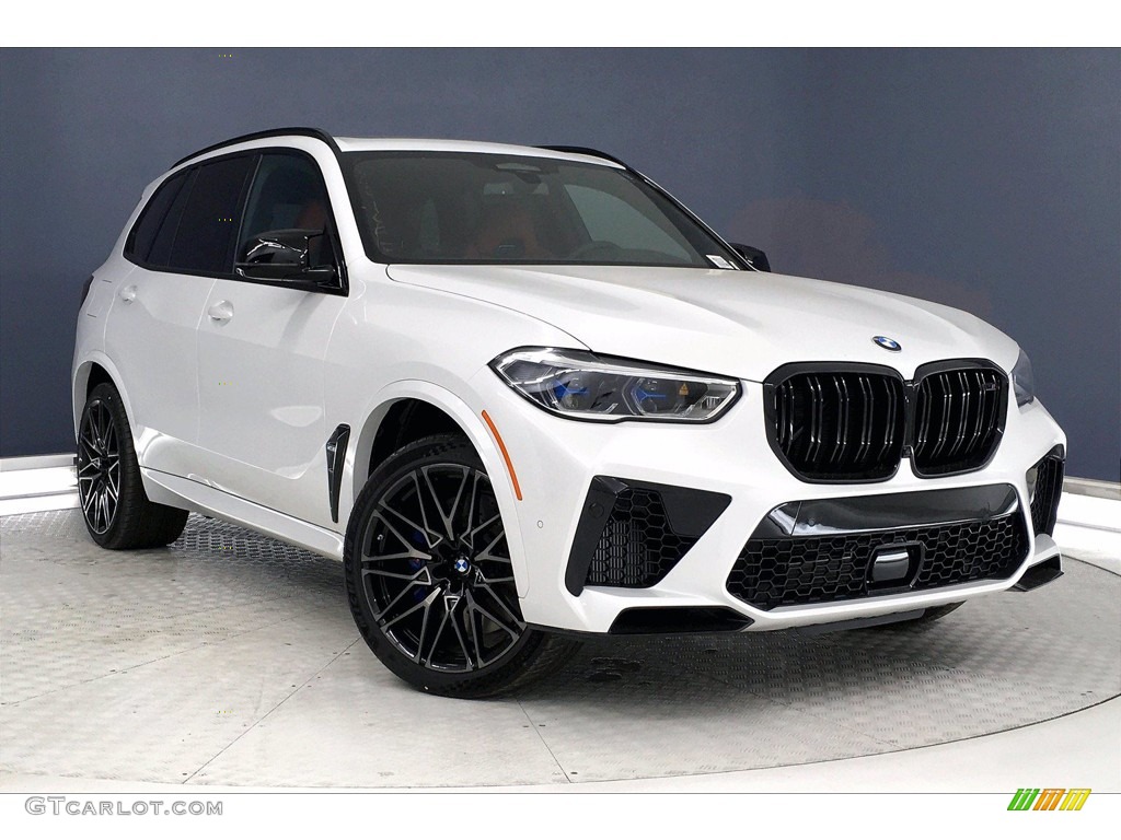 Mineral White Metallic 2021 BMW X5 M Standard X5 M Model Exterior Photo #139836090
