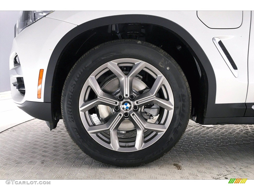 2021 X3 xDrive30e - Mineral White Metallic / Black photo #12