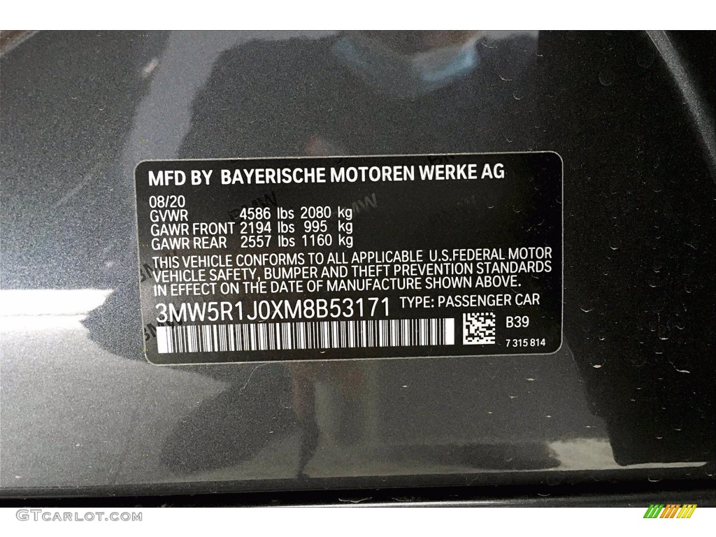 2021 3 Series 330i Sedan - Mineral Gray Metallic / Black photo #18