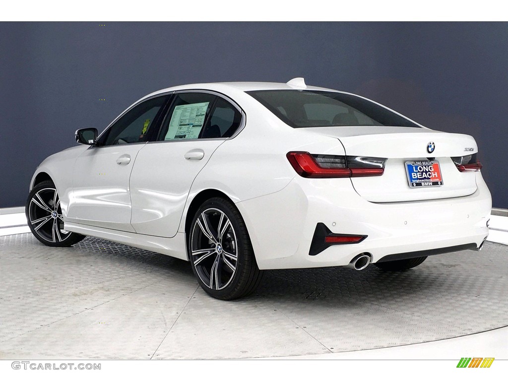 2021 3 Series 330i Sedan - Alpine White / Black photo #3