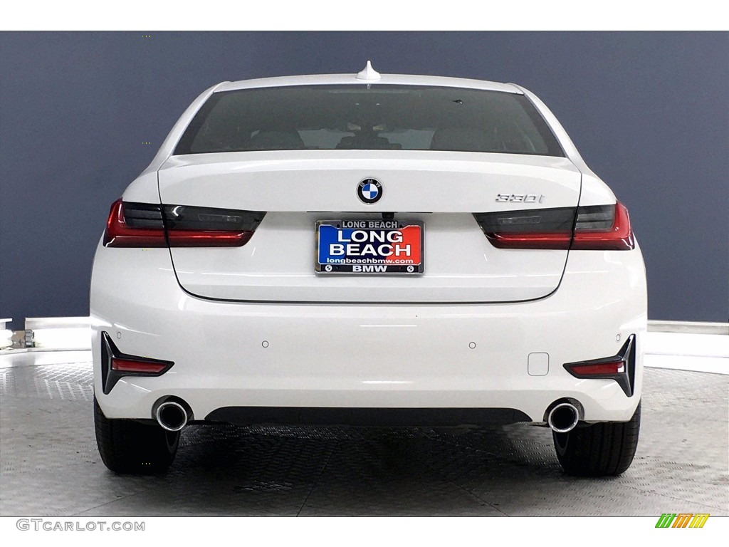 2021 3 Series 330i Sedan - Alpine White / Black photo #4