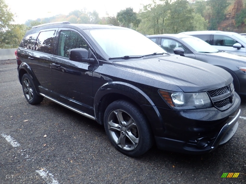 Pitch Black 2017 Dodge Journey Crossroad AWD Exterior Photo #139836717