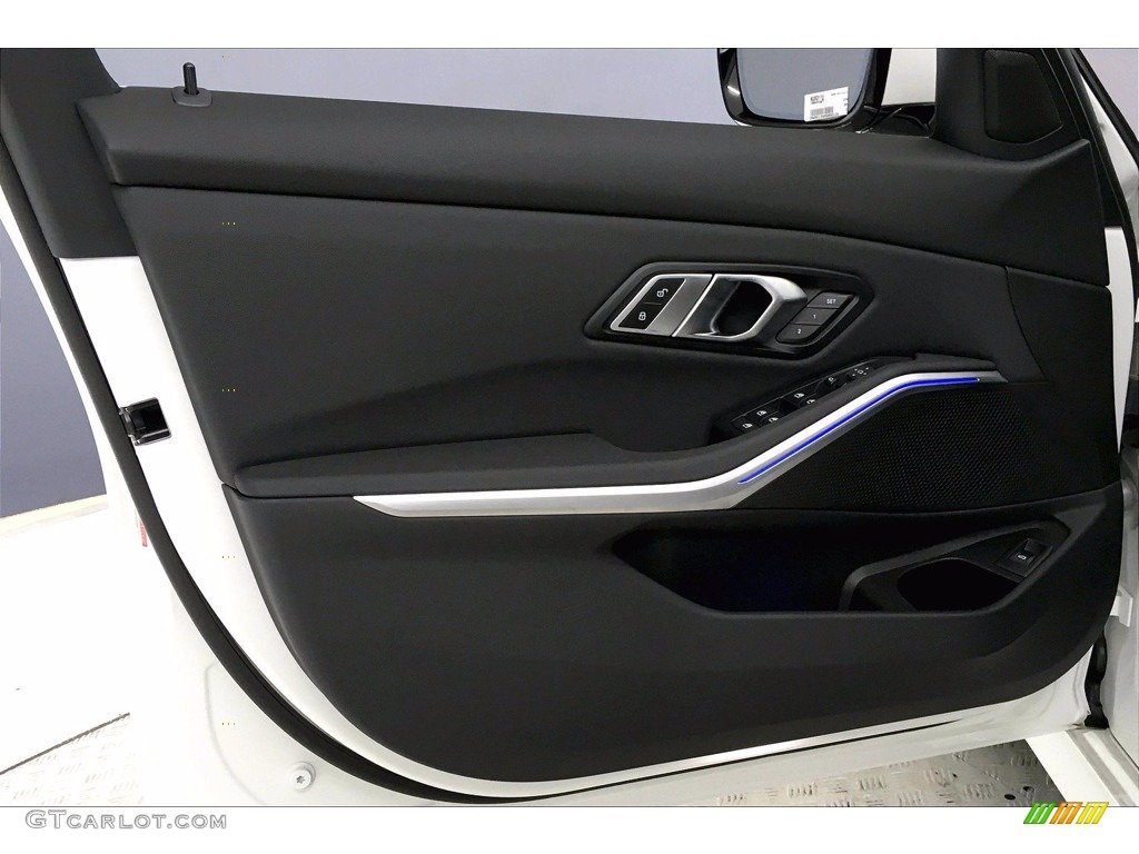 2021 BMW 3 Series 330i Sedan Black Door Panel Photo #139836840