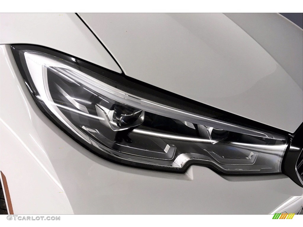 2021 3 Series 330i Sedan - Alpine White / Black photo #14