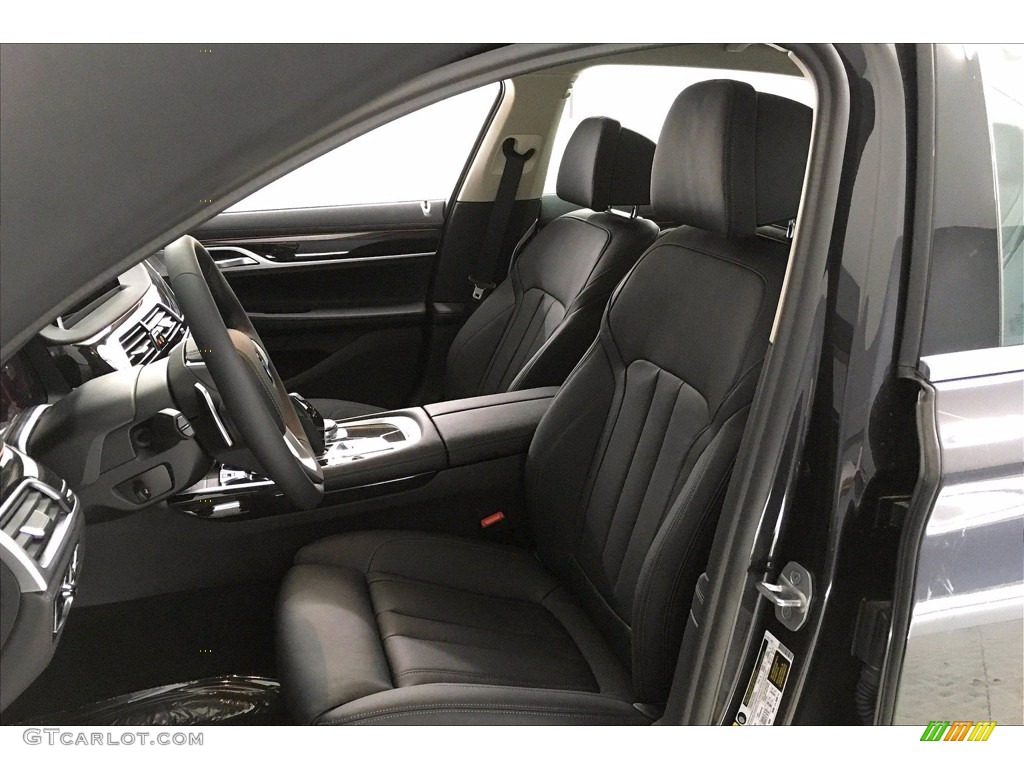 Black Interior 2021 BMW 7 Series 740i Sedan Photo #139836957