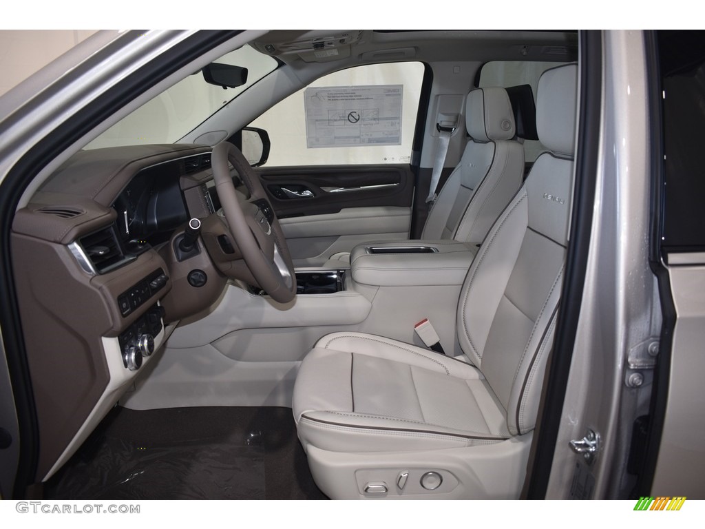 Teak/­Light Shale Interior 2021 GMC Yukon XL Denali 4WD Photo #139838089
