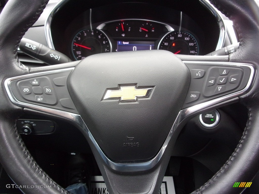 2019 Chevrolet Equinox LT AWD Jet Black Steering Wheel Photo #139838406
