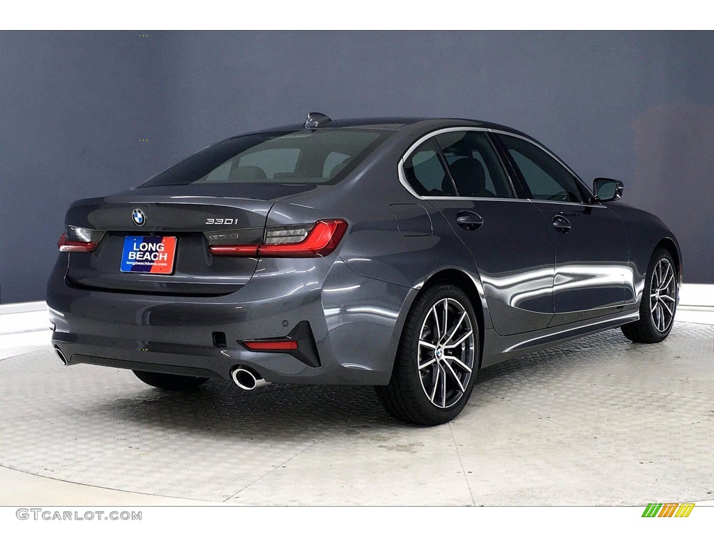 2020 3 Series 330i Sedan - Mineral Grey Metallic / Black photo #13