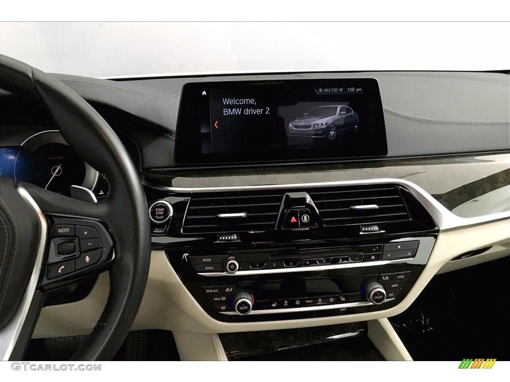 2017 5 Series 540i Sedan - Glacier Silver Metallic / Ivory White photo #5