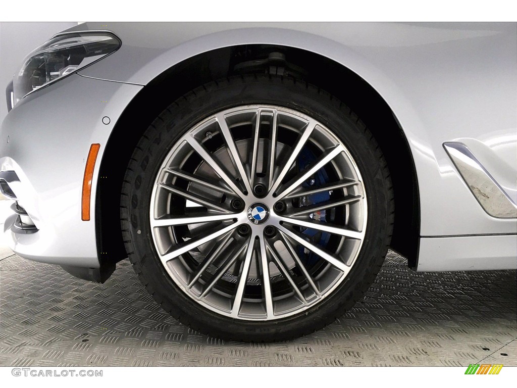 2017 5 Series 540i Sedan - Glacier Silver Metallic / Ivory White photo #8