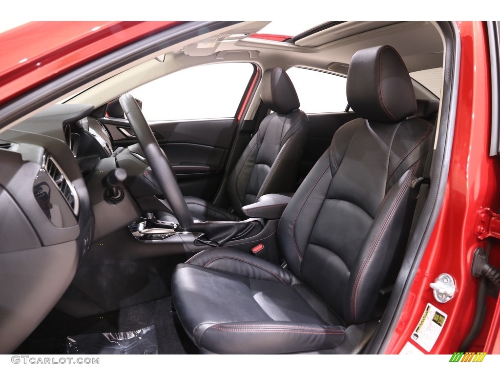 Black Interior 2015 Mazda MAZDA3 i Grand Touring 4 Door Photo #139839554
