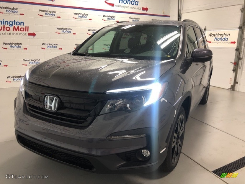 2021 Pilot Special Edition AWD - Modern Steel Metallic / Black photo #1