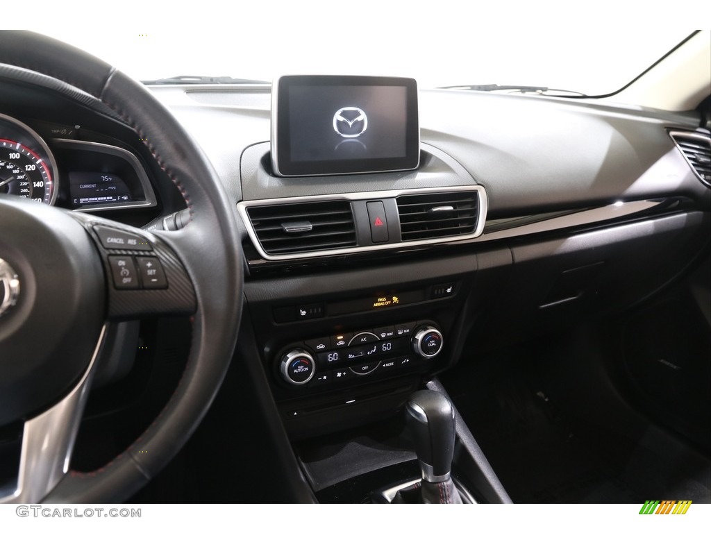 2015 Mazda MAZDA3 i Grand Touring 4 Door Black Dashboard Photo #139839643