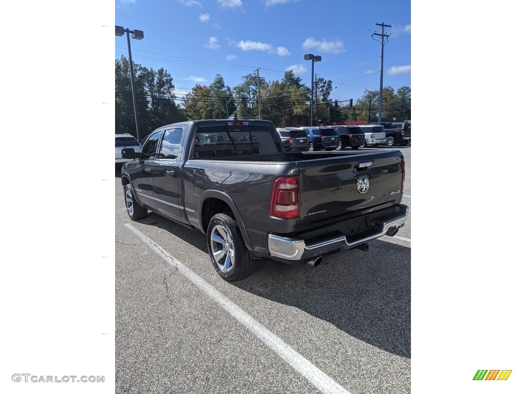 2019 1500 Limited Crew Cab 4x4 - Granite Crystal Metallic / Black photo #7