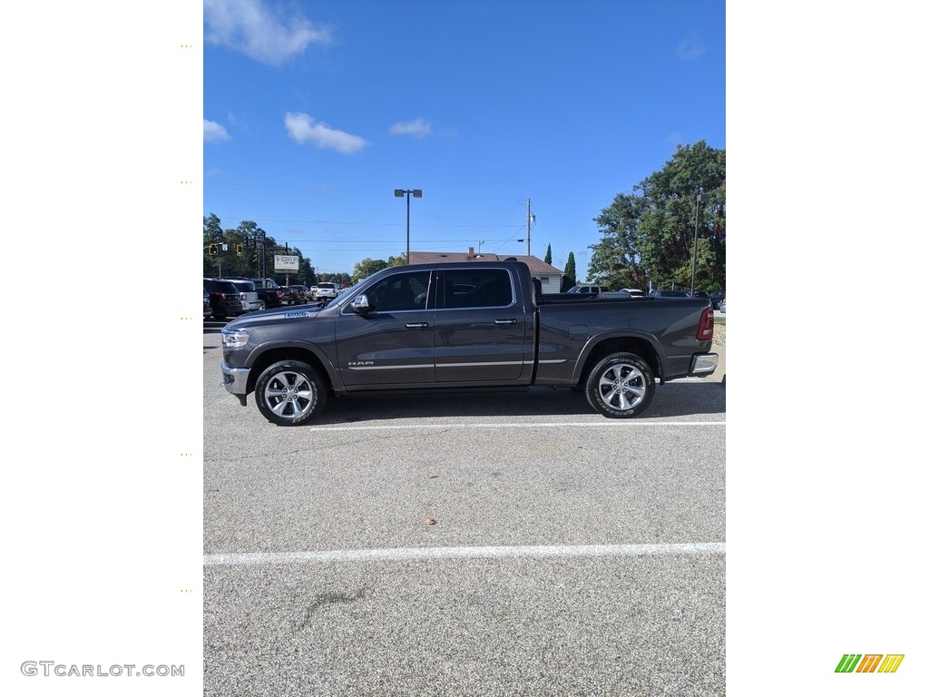 2019 1500 Limited Crew Cab 4x4 - Granite Crystal Metallic / Black photo #8